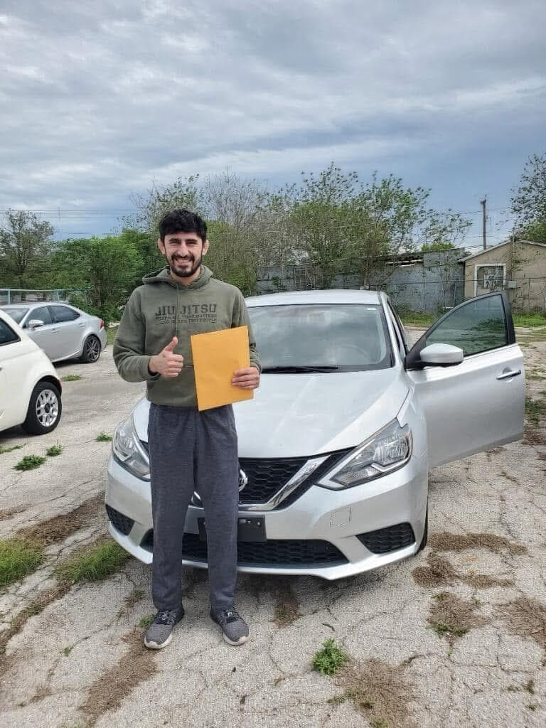 A happy Canada Bank Seized Vehicles customer with their newly purchased car